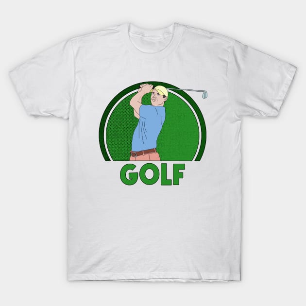 Golf T-Shirt by DiegoCarvalho